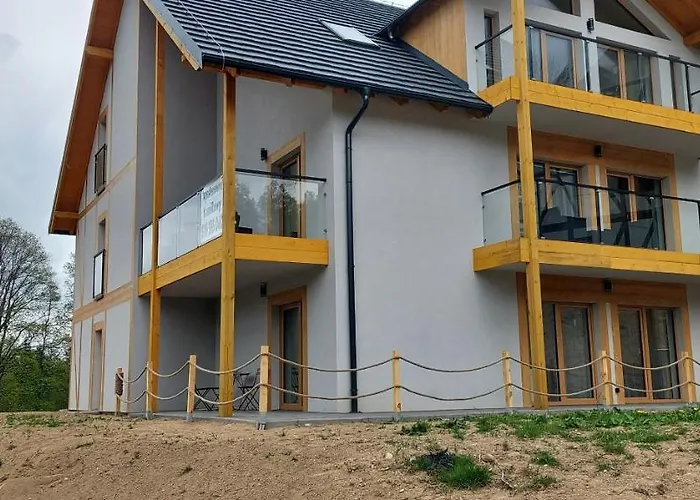 Izerski Widok - Z Tarasem, Osada Gorska Apartment